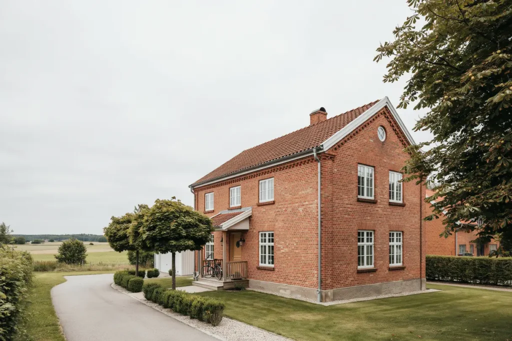 renovering av tegelfasad p villa i ljunghusen sk ne